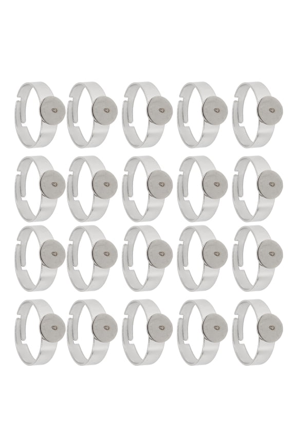 Blanks, Blanks Stainless Steel 20PCS For Rings For Jewelry