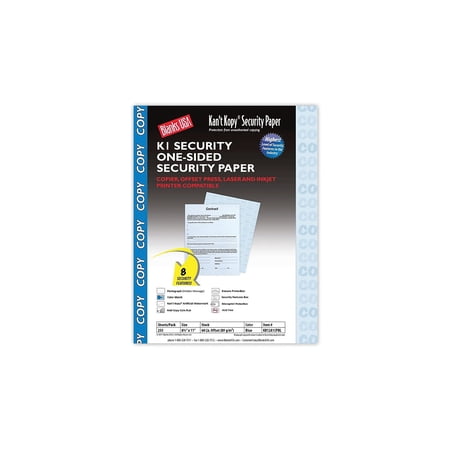 Blanks USA Kan't Kopy 8.5" x 11" Security Paper 60 lbs. Blue 250 Sheets/Pack (KK12A1CPBL)