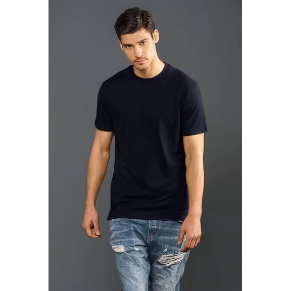 Blanks  Unisex Fine Jersey Short Sleeve Tee, Black, White, Gray, Navy, Green