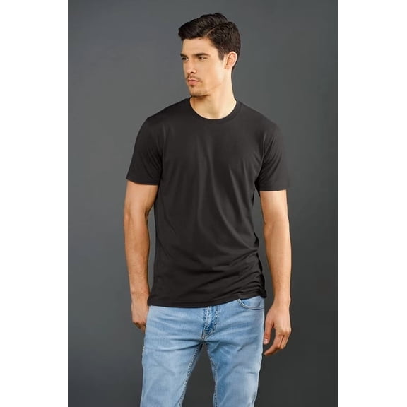 Blanks  Unisex Fine Jersey Short Sleeve Tee, Black, White, Gray, Navy, Green