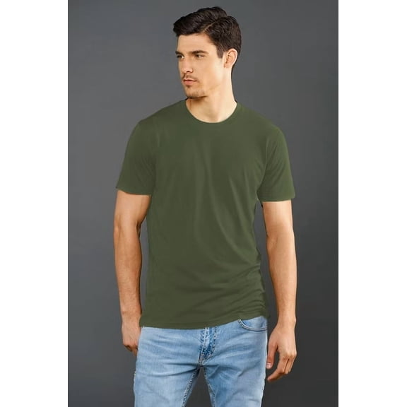 Blanks  Unisex Fine Jersey Short Sleeve Tee, Black, White, Gray, Navy, Green