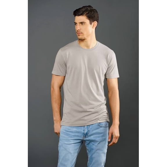 Blanks  Unisex Fine Jersey Short Sleeve Tee, Black, White, Gray, Navy, Green