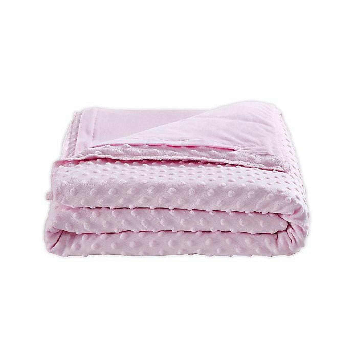 Blanquil Quilted Weighted Blanket Kid's, Blue and Pink