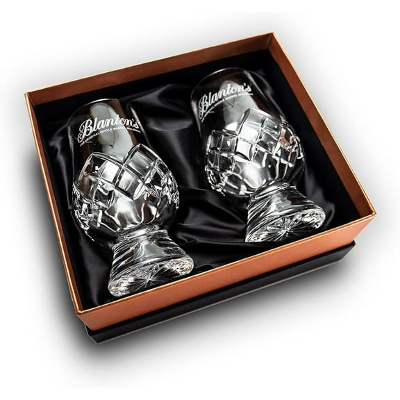 Blanton's Glencairn Etched Crystal Glass Set