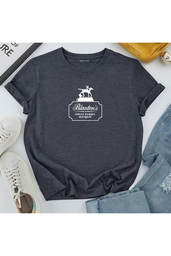 Blanton's Single Barrel Bourbon Whiskey Kentucky Drinker Graphic Unisex T-shirt, for men & women, up to size 5XL