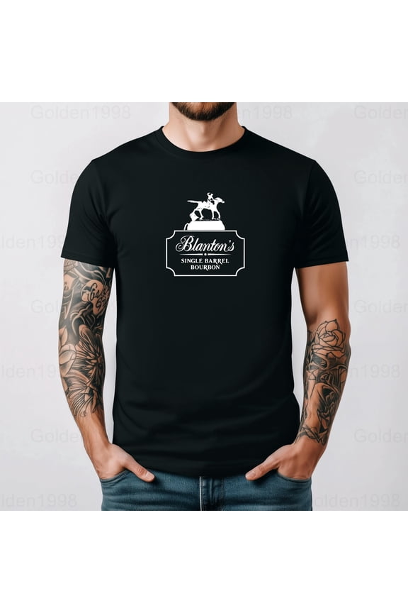 Blantons Single Barrel Bourbon Whiskey Kentucky Drinker Graphic Tee,for men & women up to 5XL