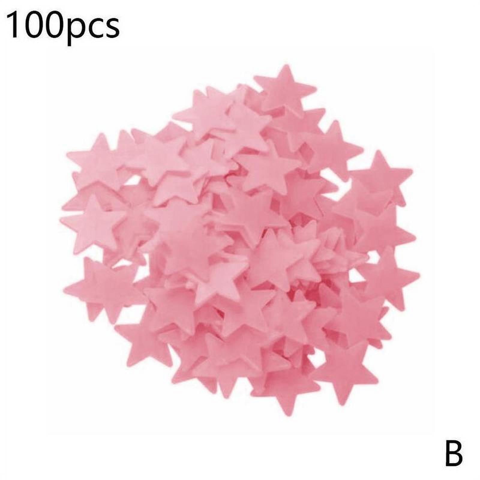 Blarkrus 100 Pcs 3D Wall Glow In The Dark Stars Stickers Kids Home Room