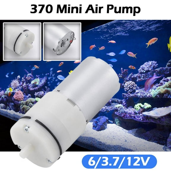 Blarkrus 12V Silent Mini Electric Oxygen Pump Aquarium Fish Tank Pump Aeration New