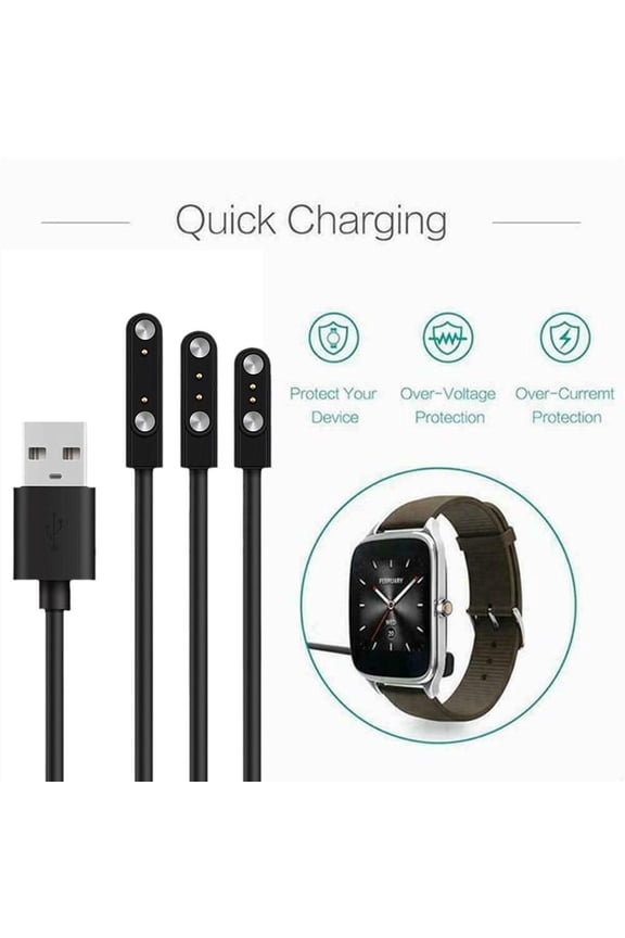 4.0mm Children'S Watch Smart Bracelet Magnetic Charging Cable 2pin Juicer Vacuum Cup Magnetic Charging Cable
