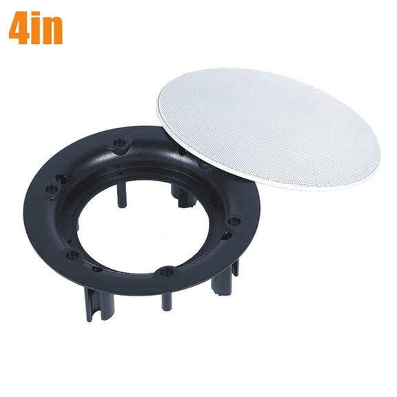 Blarkrus 4 in Ceiling Speaker Flush Mount, In-Ceiling Mount with Grille, for Home Theater or Background Music System, Multicolor