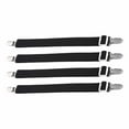 Blarkrus 4x Elastic Bed Mattress Sheet Straps Clips Grippers Fastener