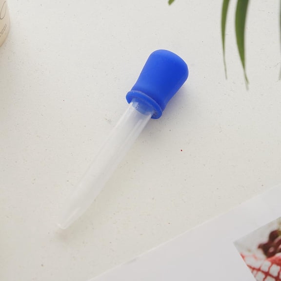 Blarkrus 5ml Graduated Silicone Medicine Dropper, Precise Liquid Measurement and Feeding Tool, Perfect for Infants, DIY Projects, and Lab Use