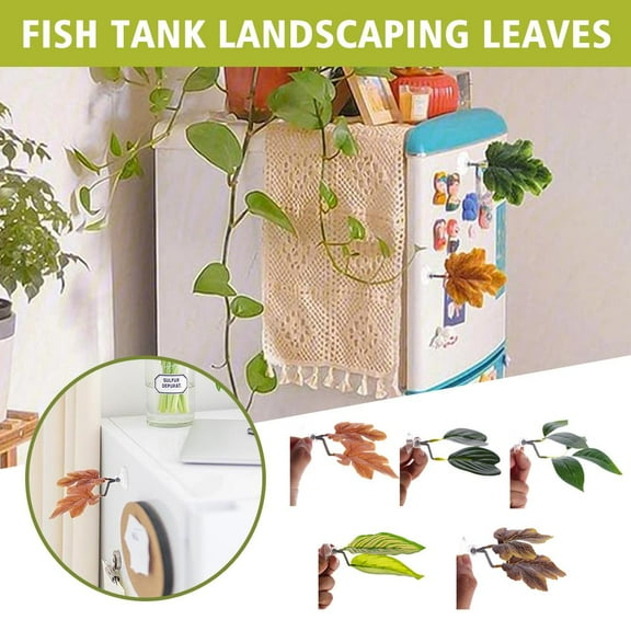 Blarkrus Betta Fish Leaf Hammo Leaf Bed Betta Fish Tank Accories Aquarium Decor=