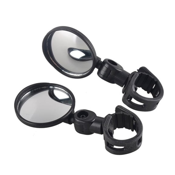 Blarkrus Bicycle Rearview Mirror Pair Safety anti-glare, Convex Wide Angle View, for Electric Bike Mountain Commuting, Multicolor, 1pair