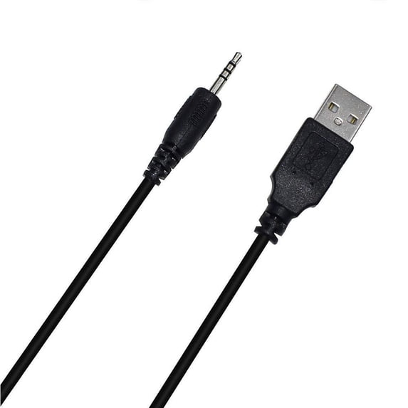 Blarkrus Black 0.2m Mp3/Mp4 Download/Charging/Audio Conversion Data Cable Bluetooth Headset Charging Cable Usb To 2.5mm Male