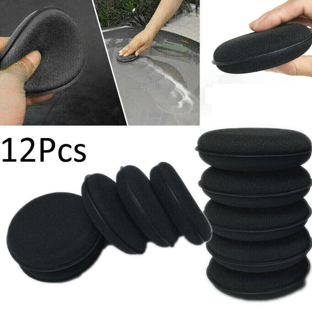 Sponge Edge Blarkrus Black 12pcs Car Supplies Car Wash Sponge Tool Edge Waxing ...
