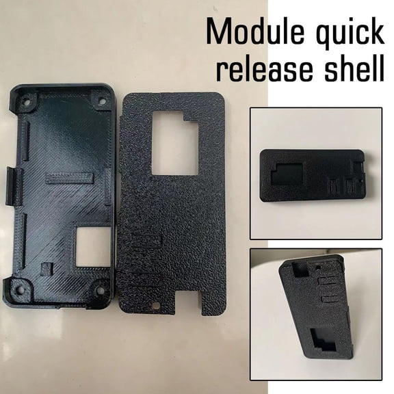 Blarkrus Black Wifi Module 3d Printed Quick-Install Case For Flipper Zero