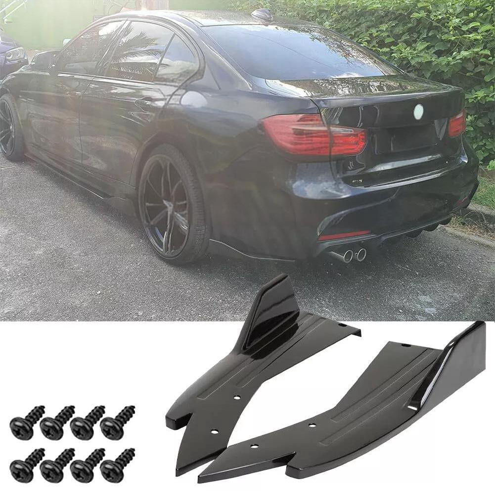 Blarkrus Bright Black Car Universal Rear Corner Car Modification Bright ...