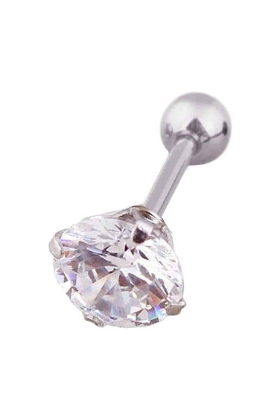 Cartilage Piercing Push In Pin 4 5 6mm Stud Flat Back Nose Labre