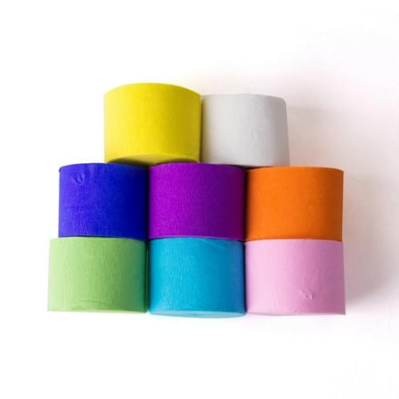 Blarkrus Crepe Paper Streamers Party Wedding Birthday Dective Colored C6E7 Paper
