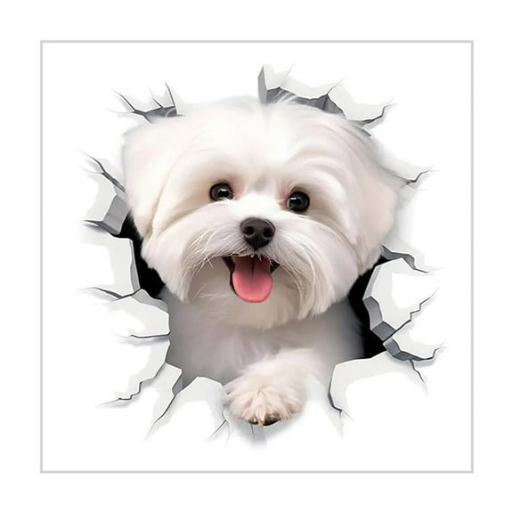 Blarkrus DIY Wall Decal, 4.68 Inch Square PVC Sticker, Quick Peel and Stick Application, Ideal for Kids' Room or Study Decor