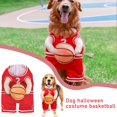 thumbnail image 1 of Blarkrus Dog Basketball Costume w/ Ball Dog Basketball Hallown Player` Dog, 1 of 9