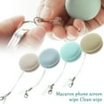 thumbnail image 1 of Blarkrus Green Macaron Mobile Phone Screen Wipe Cleaning Wipe Glasses Lens Wipe Deerskin Cloth Screen Cleaning Tool Hanging, 1 of 7