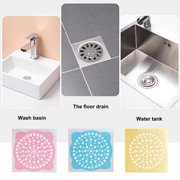 Blarkrus Household Sewer Disposable Floor Toilet Sewer Anti-bloing Hair 1 Filter-AU
