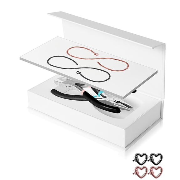Blarkrus Infinity Symbol Couples Bracelet Making Kit, Easy Fun Craft Activity for Partners, Romantic Gift for Valentine's Day or Special Occasions