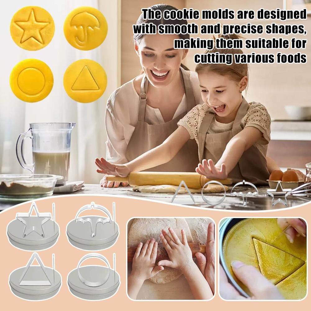 Blarkrus Korean Sugar Can Making Tool 12pcs Stainl Stl Cookie Cutters ...