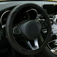 thumbnail image 1 of Blarkrus Leather Car Steering Wheel Cover Anti-slip Accessories Universal{, 1 of 8
