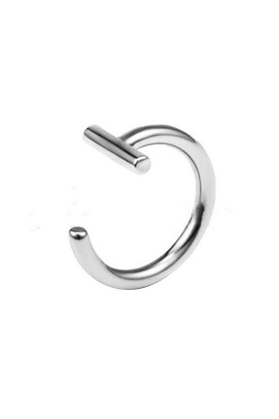 Lip Rings Fake Spring Clip On Nose Rings Fake Lip Hoop RingsB1X0