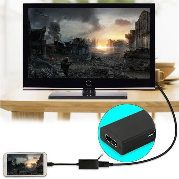 Blarkrus Micro Usb To Hdmi Adapter Cable Mirco Usb To Hdmi High Definition Conversion Cable