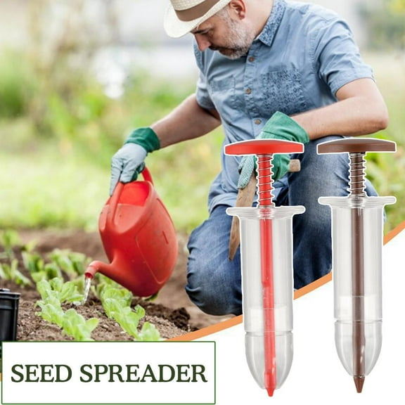 Blarkrus Mini Sowing Seed Dispenser Manual Sower Seed Spreader Hand Precision Seed Seeder Tool Gardening I3g8 Handhe Tool Planter Syringe