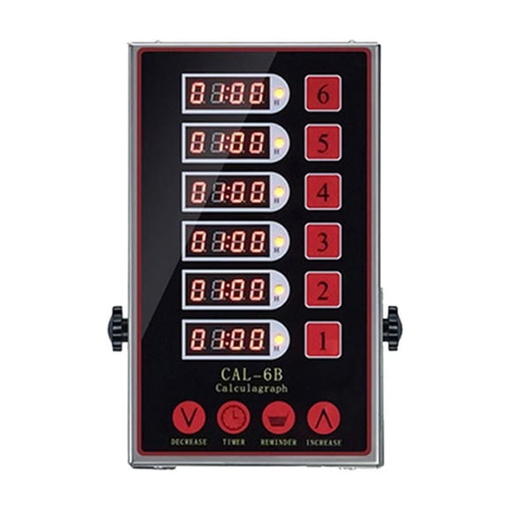 Blarkrus Multi-Channel Kitchen Timer, Accurate Timing for Multiple Dishes, Ideal for Bakery and Commercial Food Prep
