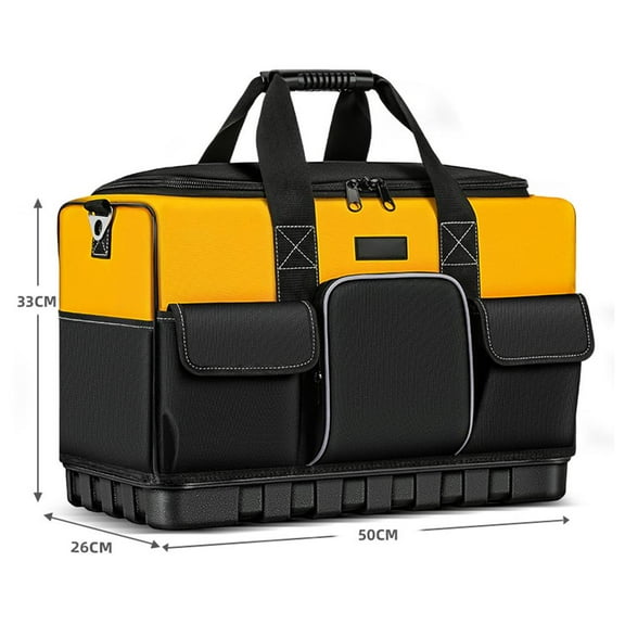 Blarkrus NEW Zipper Tool Bag Case Wide Mouth Heavy Duty Carry Work Tote