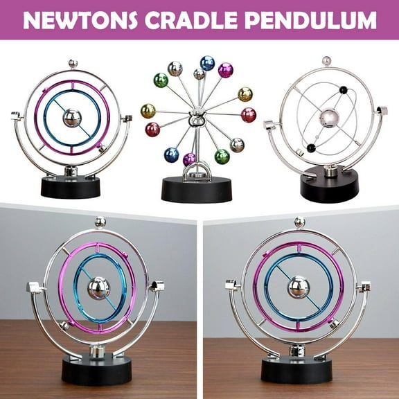 Blarkrus Newtons Cradle Pendulum,Perpetuum Mobile Ferris Whl nce,Newtons Cradle Balls,Solar Planet Pe System nce Elecic