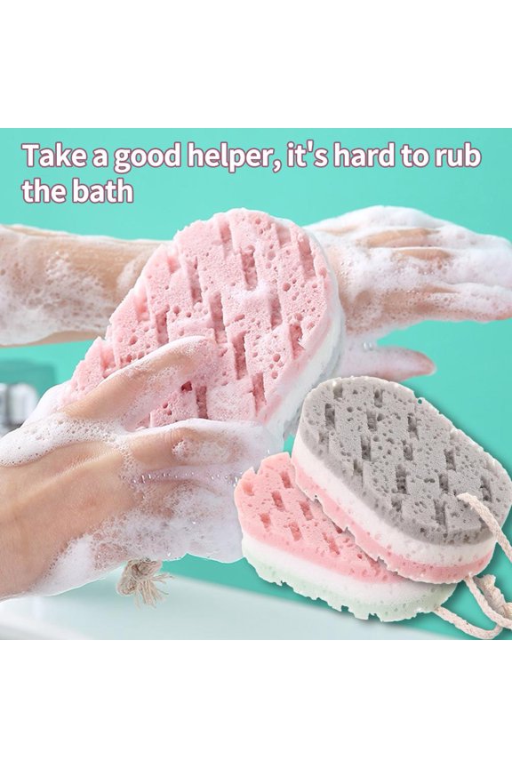 Pf Bo Sponge Soft Exfoliating Scrub Dead Skin Remover Sponge H4C6