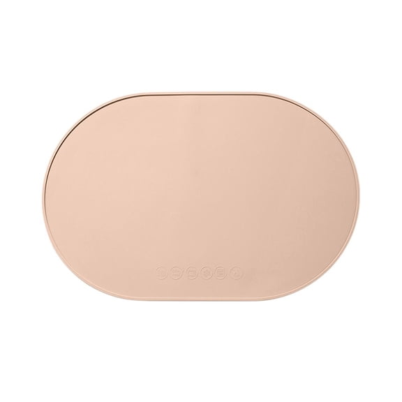 Blarkrus Placemat Oval Non Slip, Heat Resistant Placemat for Hot Dishes, for Dining Table Kitchen Counter Setup and Daily, Red