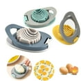 thumbnail image 2 of Cube Cheese 3-in-1 Egg Slicer - Slice, Dice & Cube Hard Boiled Eggs, Fruit & Cheese 3 In 1 Egg Cutter And Dicer 2 of 10