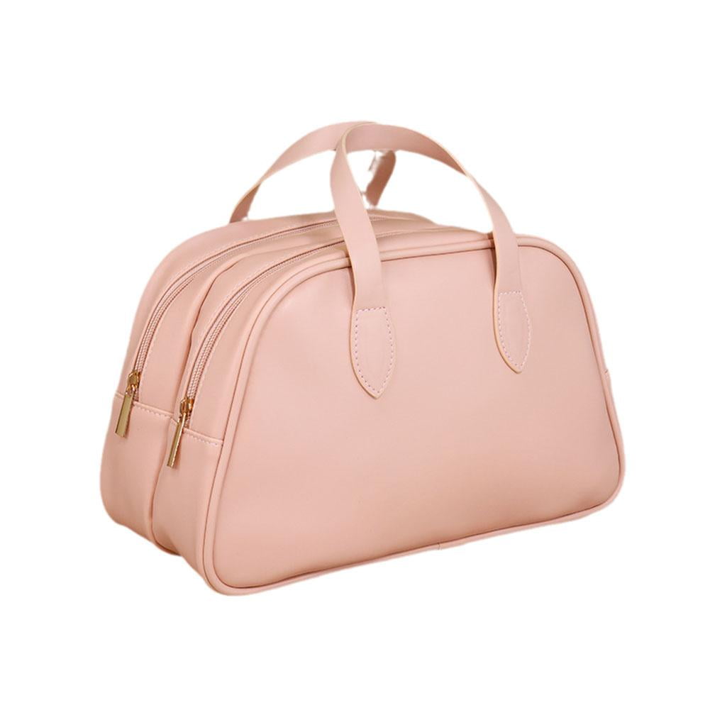 Blarkrus Portable Wash Bag Dual Layer Waterproof Cosmectic Bag O19C