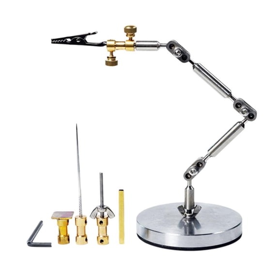 Blarkrus Professional Animation Stand, 2.4in Tall Robot on 4.7x4.7x7.9in Base, Adjustable Stainless Steel Arm for Stop-Motion Production
