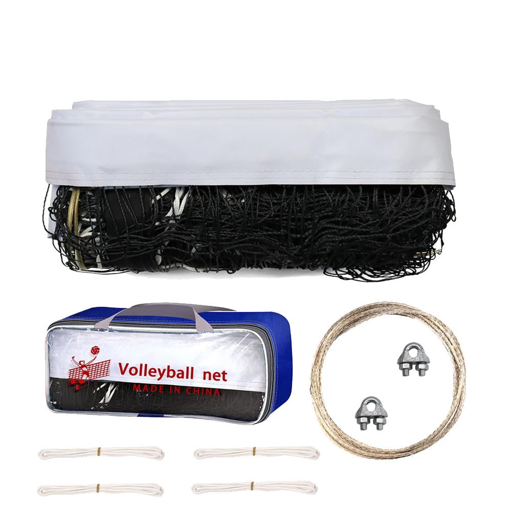 Blarkrus Professional Volleyball Net Beach Sport Training Tennis Mesh Net Exercise ^ P7S8