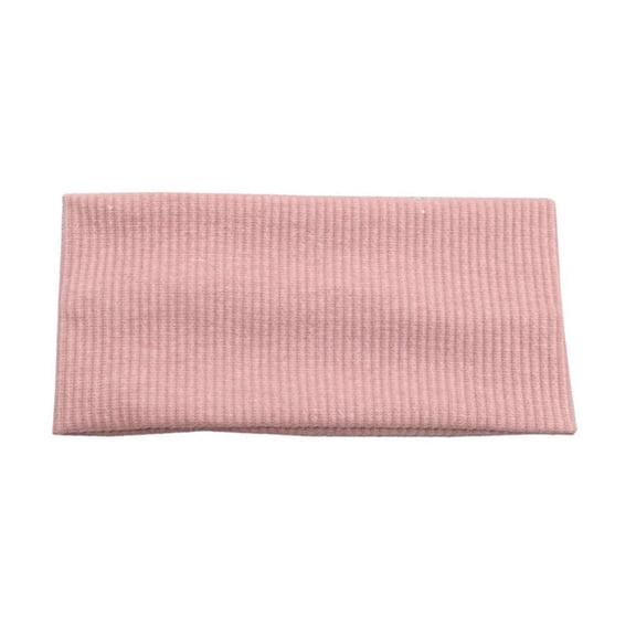 Blarkrus Pure Knitted headband isex Wide Side Sport Headband Elastic Sweatba