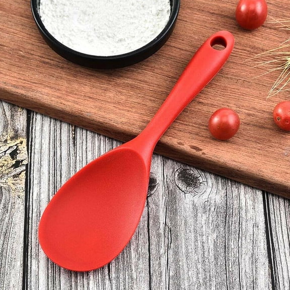 Blarkrus Rice Spoon Food Grade Silicone Heat Resistant Non-stick BEST Kitchen G5D0