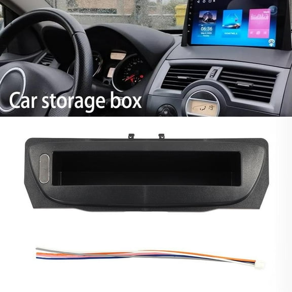 Blarkrus Seat Belt Indicator Line Changeable Frame Suitable For 09-13 Megane 3 Fluence Storage Box Light Board Line