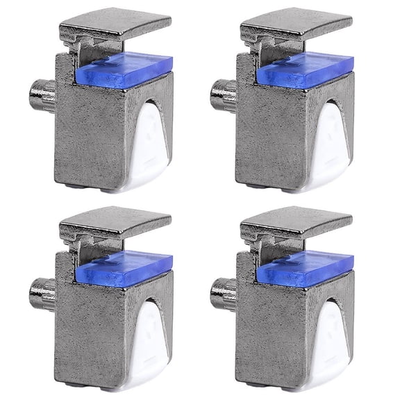 Blarkrus Shelf Bracket Zinc Alloy, Fixed Clamp Support with Cabinet Shelf Bracket Design, for Cabinet Hardware Installation, Gold