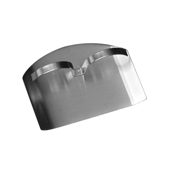 Blarkrus Silver Metal Finger Protector, Adjustable Fit for Secure Kitchen Use, Ideal for Slicing and Dicing Safely