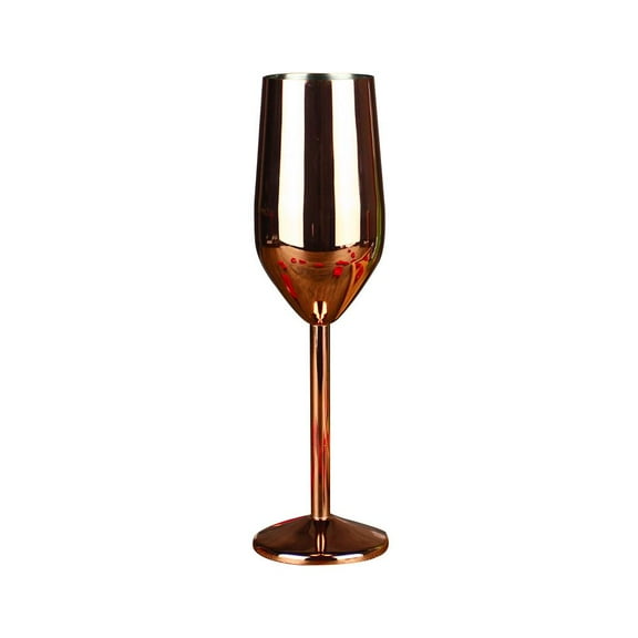 Blarkrus Stainless Steel Champagne Flutes Set,Unbreakable Champagne Glasses,Grayish Yellow/Copper/Silver Elegant Champagne Flutes,for Home Bar,Weddings, Anniversary, Birthday Party F6E7