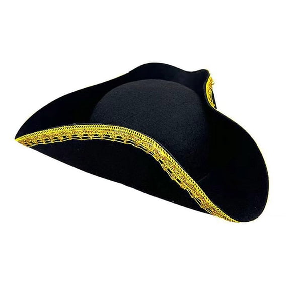 Blarkrus TRICORN HAT PARTY CARIBBEAN PIRATE ADULTS FANCY